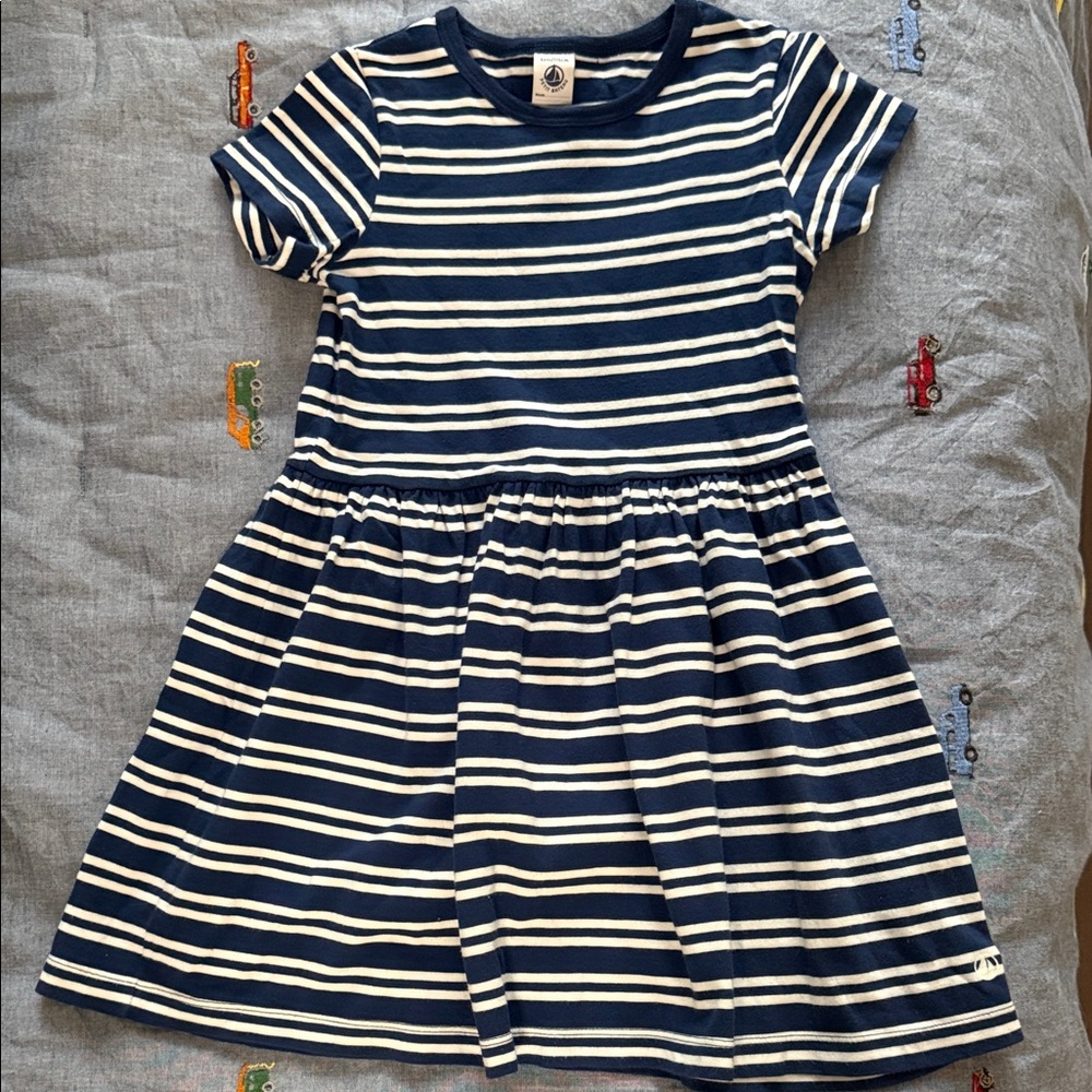 Petit Bateau Girl Short Sleeve Dress